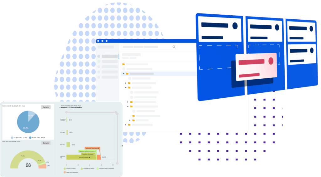 illustration de la GED AxeoBIM